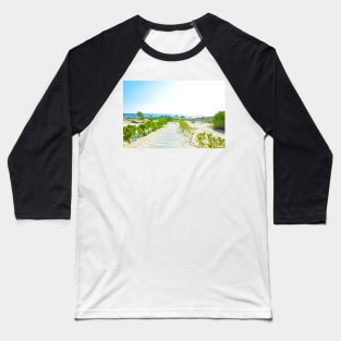 Pathway to the beach in Oman Baseball T-Shirt